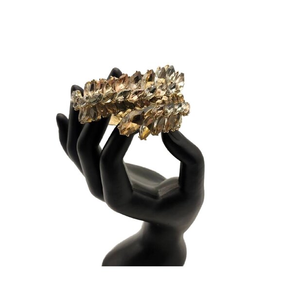Crystal Clamper Cuff Bracelet, Banana Republic - Picture 3 of 7